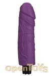 Realistic Skin Vibrator - Big Size Purple (Shots Toys)