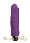 Realistic Skin Vibrator - Normal Size Purple (Shots Toys)