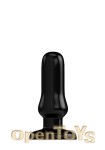 Buttplug - Rubber - 4 Inch - Model 4 - Black (Bottom Line)