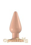 Buttplug - Rubber - 5 Inch - Model 2 - Flesh (Bottom Line)