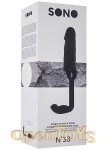 No. 38 - Stretchy Penis Extension and Plug - Black (SONO)