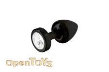 Buttplug Round Black 35mm 